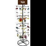 This hanging metal display rack is the perfect to display all of alpines hanging acrylic merchandise Arrange by color, size, or cost, and you have a simple yet beautiful way to promote sales Easy to assemble All metal