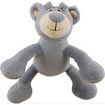 Organic cotton bear plush dog toy with squeaker Provides a healthy alternative for your loving companions and promotes safe and fun play! Certified non - toxic Natural cotton fabric - low eco impact dye process Environmentally friendly Filled with recycle