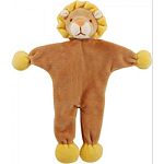Organic stuffless crinkle lion dog toy Provides a healthy alternative for your loving companions and promotes safe and fun play! Certified non - toxic Natural cotton fabric - low eco impact dye process Environmentally friendly Filled with recycled fiber &