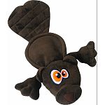 Soft plush dog toy Squeaker tuned to an ultrasonic frequency that dogs will hear, but humans will not No messy stuffing in the body