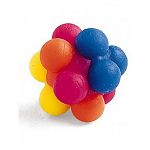 Your cat or small dog is going to have a ball chasing after these zany rubber toys. Its irregular shape assures that the balls will bounce in unpredictable directions. Each ball measures approximately 1-1/2 inch diameter.