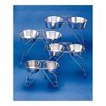 Ethical Tall Boy Stainless Steel Double Diner. The bowls and stands can be washed with soap and water. They are also perfect to put in the dishwasher. This double diner is the perfect set of dishes for your pet s comfort.