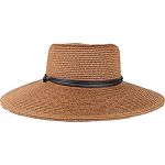 Hot sunny days inspired this ladies large brimmed. Beautifully textured woven pattern gives the a unique, upscale look. Great for the garden, pool, or any sunny location.