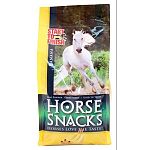 Delicious and nutritious snacks that are made with real banana. Highly digestible and flavored with natural ingredients. Fortified with vitamins, minerals and amino acids. Easy to administer. Resealable bag for freshness. Great for training!