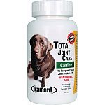 Complete canine joint product with hyaluronic acid Adresses the entire joint Contains no fillers and additives Made in the usa
