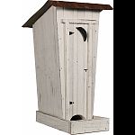 Great compliment to the tall outhouse Outhouse feeder, great construction detail Made in the usa by skilled craftsman