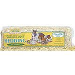 Dust-free aspen shredded bedding for small animals and reptiles. 1000 cubic inch when pressed inside bag.