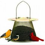 The Original No-No Birdfeeder features no wood and no plastic. It lasts for years and can feed 10-15 birds at a time. Huge feeding area accomodates both clinging and perching birds at the same time. No cleaning needed.