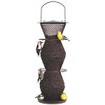 Sweet Corn five tier No/No bird feeder is a great feeder for feeding muliple birds at one time. Fill the feeder with your favorite bird seed and hang from a tree or post. This feeder provides full viewing of wild bird feeding.