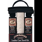 Leather care kit includes 2oz bottle of bick 1, an aggressive cleaner for smoother leather 2oz bottle of bick 4, leather conditioner to rehydrate leather, cleaning cloth, and carrying case Also comes iwth a how to care for leather brochure