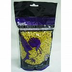 Suet To Go Pellets are available in tasty flavors that wild birds such as robins, woodpeckers, and nuthatches love to eat! Place pellets on a table, platform feeder or mesh feeder. Formulated to supply wild birds with lots of energy. Size is 1.21 lbs.
