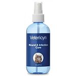 One-step topical water-based spray gel that cleans, treats and protects wounds and infections. Vetericyn is the product of choice because it is easy to apply into the affected area and works quickly to treat infection and accelerate healing.