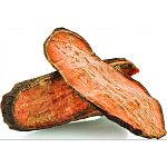Give your pup these thick-cut yam fillets for a vegetarian dog treat every day! These chewy dog treats smell great and your dog will love the flavor Make great dental chews as the chewy texture helps remove tartar and plaque from the teeth Made in the usa