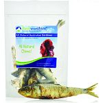 Dehydrated fish treat Natural souce of omega-3 fatty acids and calcium Great for heart, skin, coat, and bone health