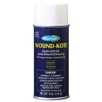 Formulated for surface wounds, minor cuts and skin abrasions on horses. Coats the wound, disinfects it and aids in early scab formation. Not easily rubbed or washed off. An aid against bacterial infections common in skin lesions. 5 oz.