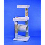 Carpet cat furniture with tube sisal and perches dimensions 23x20x56 inches.