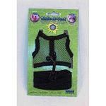 Walk-N-Vest Leash for Small Animals gives you the freedom to your little furry friend safely and comfortably. It's easy on and easy off design makes with velcro and snaps makes this vest a breeze to put on and take off. Made of high quality material.