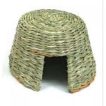 Nature Huts - Edible Hideouts by Ware. Nature Huts are crafted of natural fibers and grasses, totally safe for your critters chewing enjoyment. A safe secure hide and midnight snack in one.