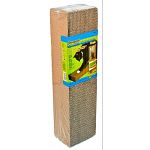 Cardboard is economical and irresistible to cats. Fulfills a cat's instinctive need to scratch. Add some catnip to the corrugate and cats go wild! Easy to use replacement corrugated scratchers.