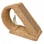 Purr-fect angled corrugate scratch surface. Fun poke and play toy tunnel. Replaceable corrugate panel. Made in the usa.
