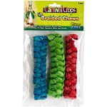Colorful crop of chews for rabbits, guinea pigs, chinchillas, and other small animals Natural crispy corn husk Encourages healthy activity