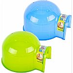 Hideout designed for guinea pigs or other small animals Made from stain-resistant translucent plastic