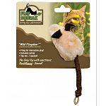 Launch this mouse into the air for lots of interactive fun with your cat. This cute, fun mouse has a little mouse squeak that is sure to get your mouse's attention. Contains catnip for hours of fun play. Mouse has long-life batteries.