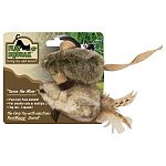 Great for bringing out your cat's natural instincts and behavior, these furry mice are great for chasing and pouncing on. Mice make a realistic squeak noise and have catnip inside. Made for hours of play and fun. Includes long-life batteries.
