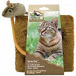 Cats love to try and catch this fun mouse toy. Mouse is fun to play with and swat. Mouse makes a squeak noise to get your cat's attention. Great for hours of fun, solo play and helps to keep your cat active.