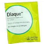 Diaque is a nutritional supplement providing a source of energy and electrolytes for young animals. It is a unique formula containing a patented hydrophobic citrus fiber. Diaque has a unique, three-step buffering system that allowsit to be fed with milk.