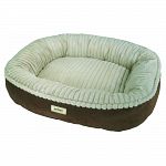 Thick protective bolsters filled with high-loft fiber. Luxuriously soft and plush interior. Machine washable.