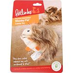Catnip and crinkle sounds are wildly entertaining Catnip toys stimulate your cat and increase the enjoyment of play Catnip produced without pesticides or chemicals Fiberfill is made from 100% recycled plastic