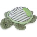 Durable and cuddly, this plush toy has a pocket to stash treats and a squeaker to encourage play Inner lining for added durability