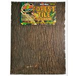 Zoo Med s Natural Forest Tile Panel Backgrounds for Terrariums make the perfect natural background for your terrarium or vivarium. Panels are precut and may be used in either a Zoo Med Naturalistic Terrarium or custom cut for another kind of terrarium.