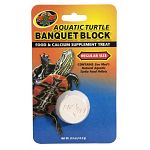 Food and calcium supplement in one. Contains zoo meds natural aquatic turtle food pellets. Helps maintain a turtles beak. Great at an additional food source while away on vacation.