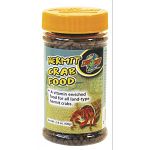 Zoo Med's Hermit Crab Pelleted Food is a vitamin enriched food for all land-type hermit crabs. Hermit crabs are scavengers in nature, and eat a variety of foods.  Use as regular staple food.