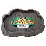 Put a more natural look into your reptile habitat by using this realisticlooking rock formed food dish. It s lightweight and safe for your reptile(s)because it is made of polystyrene and will not break.