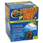 Heavy-duty splash proof halogen lamp for aquatic turtles. These tough lamps are designed to handle a little splashing and are more water-tolerant then other bulb varieties