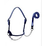 Includes 1 x 60 inch lead. Featuring round cheeks & nose with double stitched crown. The Lead Has a 20 inch chain and a #210 Conway Buckle For easy changing. Comes in 3 sizes.