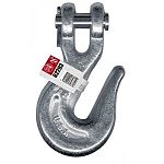 Galvanized steel. Available in Grab Hook or Slip Hook Styles. Zinc Plated forged steel. Multiple sizes. Manufactured to exacting standards from machine formed steel wire or drop forged steel tumbled smooth and plated to protect against rust.