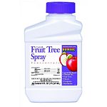 A complete liquid fruit tree spray containing Captan 12%, Malathion 6%, Carbaryl .3% and a spreader sticker. Simple to use. No plugged nozzles. As little as 1 1/2 tablespoons per application. Excellent for the home orchardist.