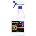 Insecticide ready-to-use. Household insect eliminator. Advanced third generation pythriod technology. Quick acting, long lasting. Odorless, non-staining. No drip formula stays wehere you put it.