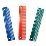 9 inch plastic equine grooming comb. Do not hurry the grooming procedure with a young horse. Let it become accustomed to the tools and their uses.