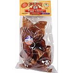 Slow-roasted high quality pig ears to lock in the flavor Sure to become one of your dogs favorites Made in the usa
