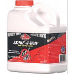 Environmentally effective, dry granular snake repellent. Safe when used as directed; effectively repels rattlesnakes (Genus Crotalus) and checkered garter snakes (Thanmophis Marianus).