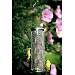 The Aspects Nyjer Mesh Finch Feeder features an excellent design that provides a feeding haven in your backyard birding sanctuary. The fine wire mesh cylinder is perfect for small clinging birds.