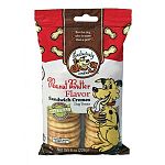 Treats for dogs. Cookies with creme filling. Made with natural, human-grade and kosher ingredients. Free of animal proteins, parts, bi-products and fillers. All natural, no preservatives, no cholesterol, no by-products or fillers.