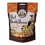Your dog will love fetching Best Buddy Bones! A miniature bone-shaped cookie with texture that is not too hard or too soft. Great for training medium to large size dogs and a perfect size to serve as a treat.