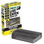 The Tomcat Live Catch Mouse Trap is a chemical free mouse trap that is perfect containing the occaional mouse. May also used in a more intense control program. Trap does not use bait or chemicals and is safe to use around children or pets.