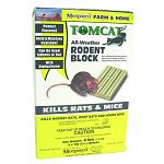 Bar-type bait for the control of rats and mice. Block breaks easily into small pieces. Stable, moisture resistant formula for use indoors and out. Made with diphacinone, a multiple feed anticoagulant that kills mice and rats in 4 to 6 days.